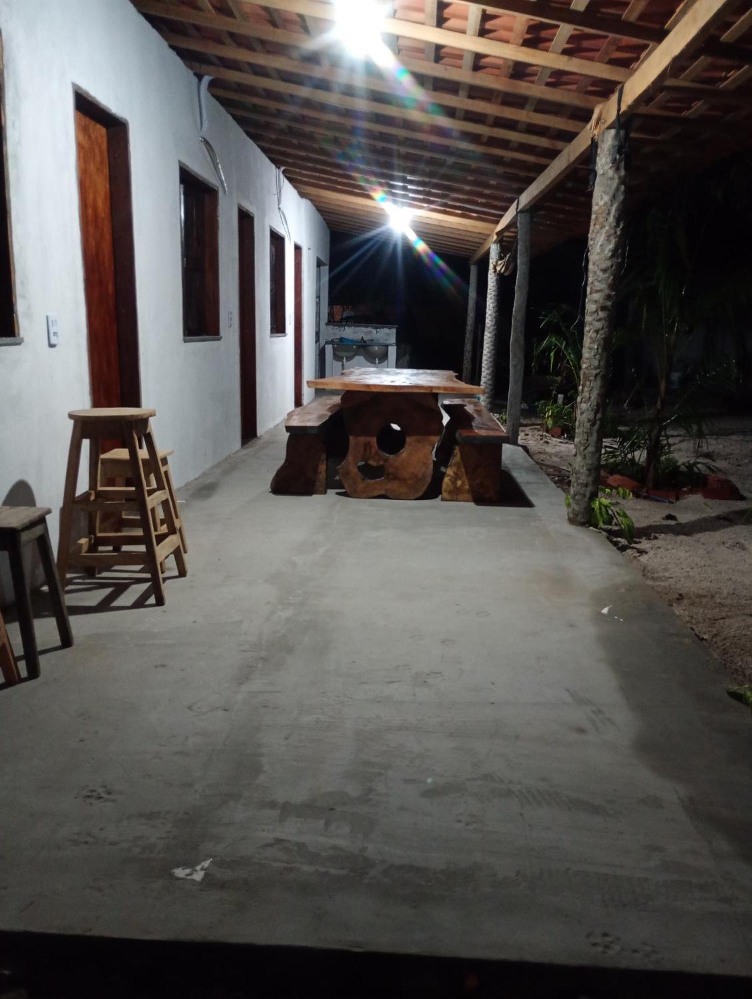 Hostel E Camping Na Rua Das Flores Santo Amaro do Maranhao Exterior photo